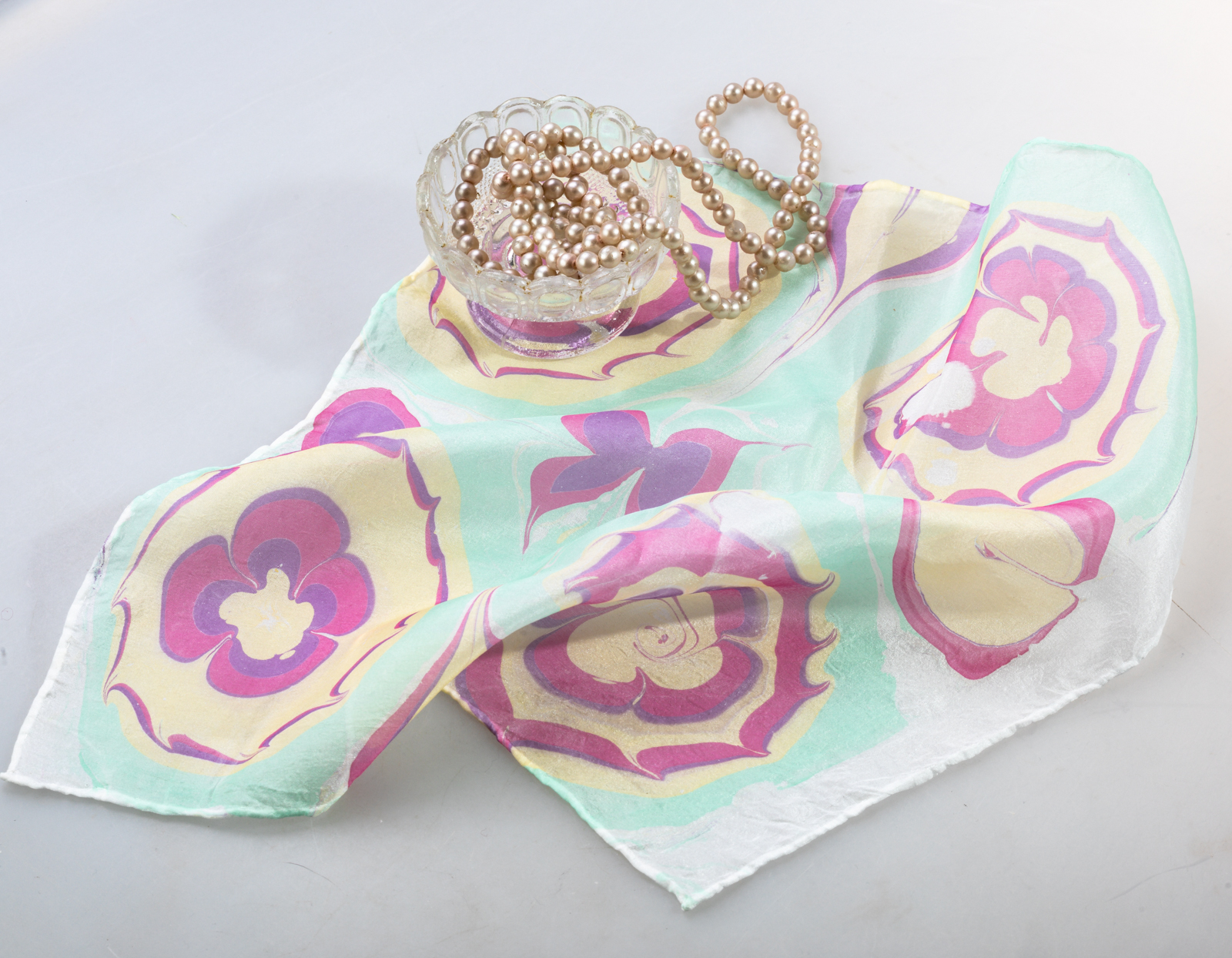 Veepildikunst siidile