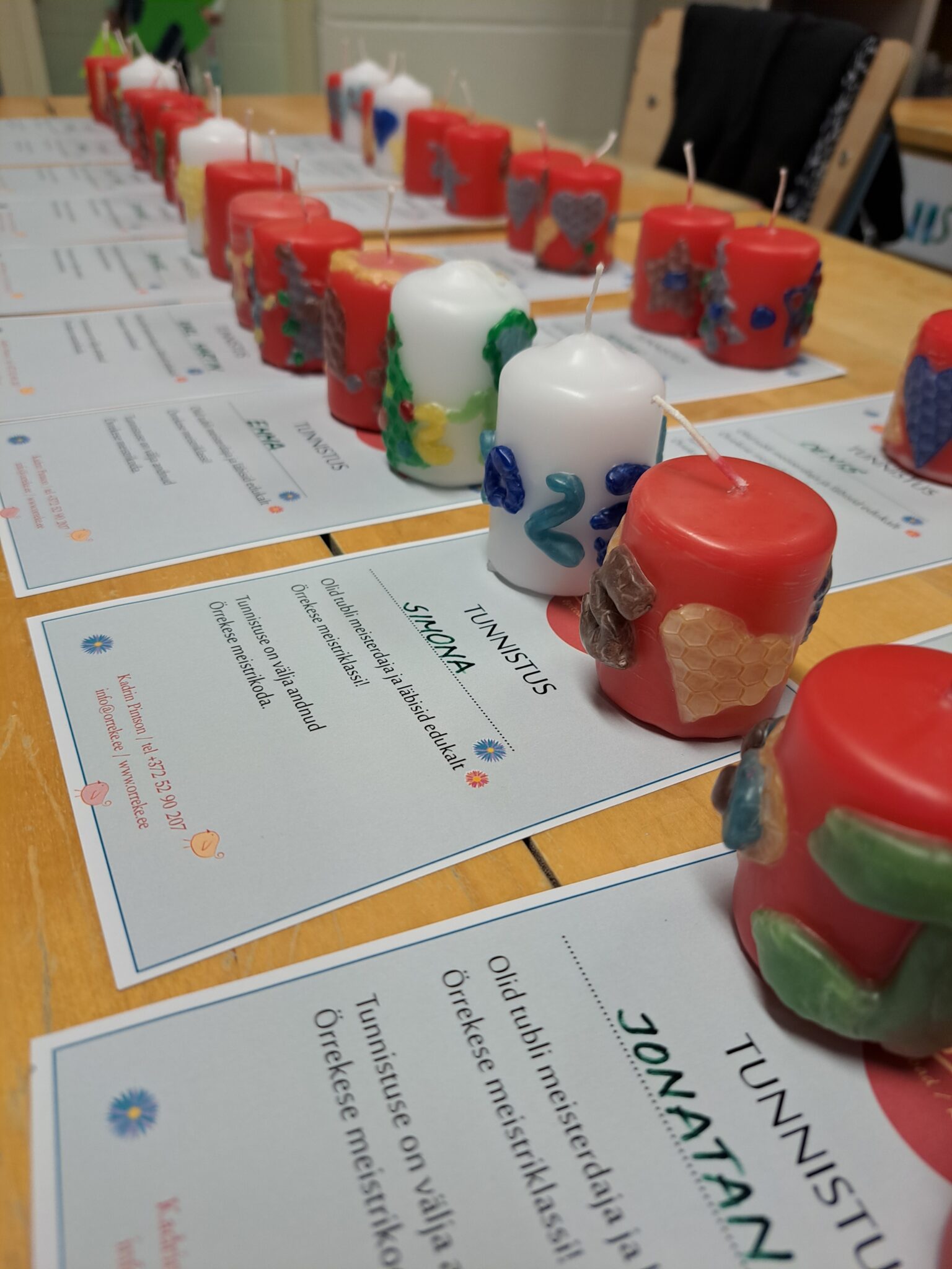 mitu küünalt purgis